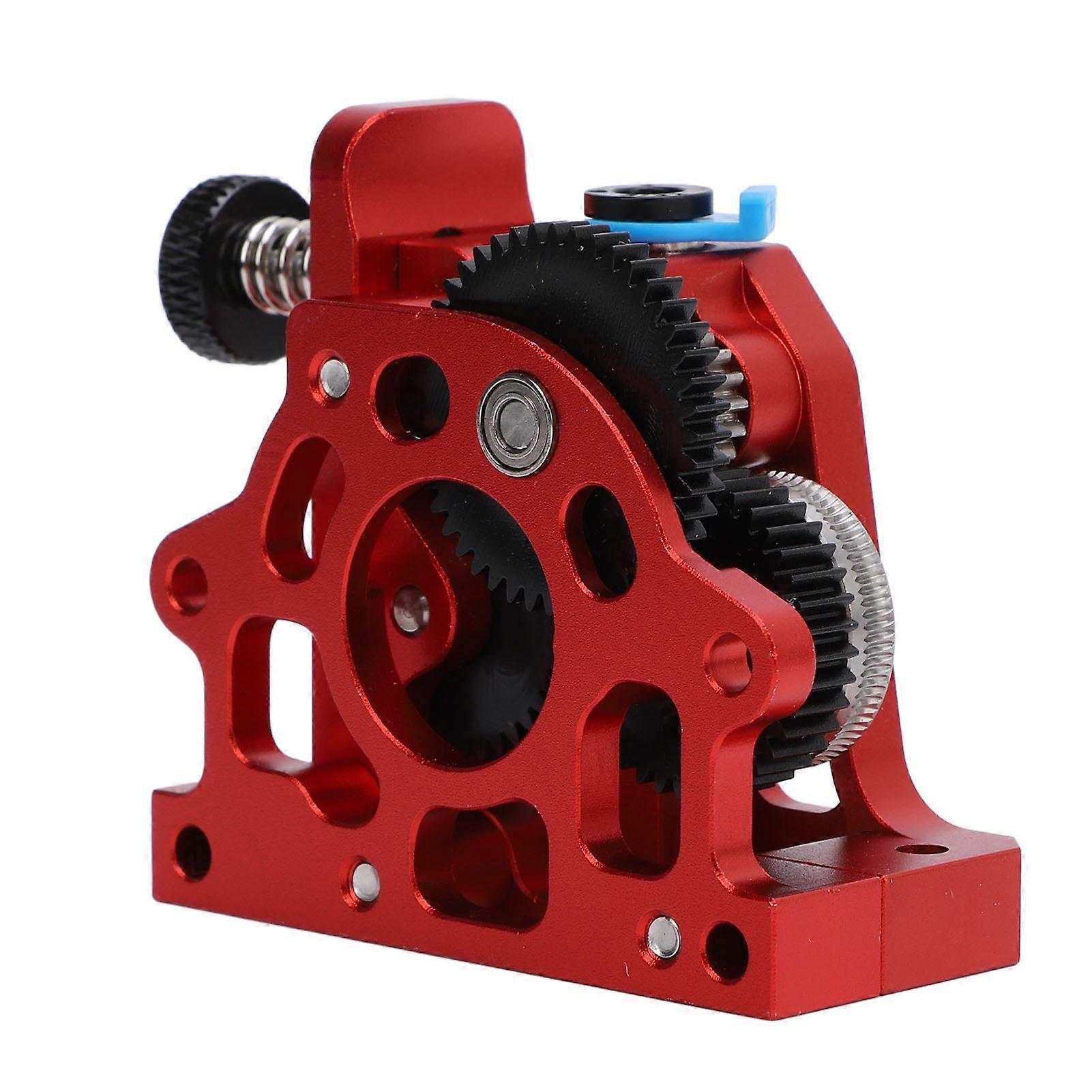 HGX Extruder Kit Hardened Steel Reduction Gear Hotend All Metal HGX Extruder for CR10 for Ender 3 CR6 for VORON 3D Printer Red 