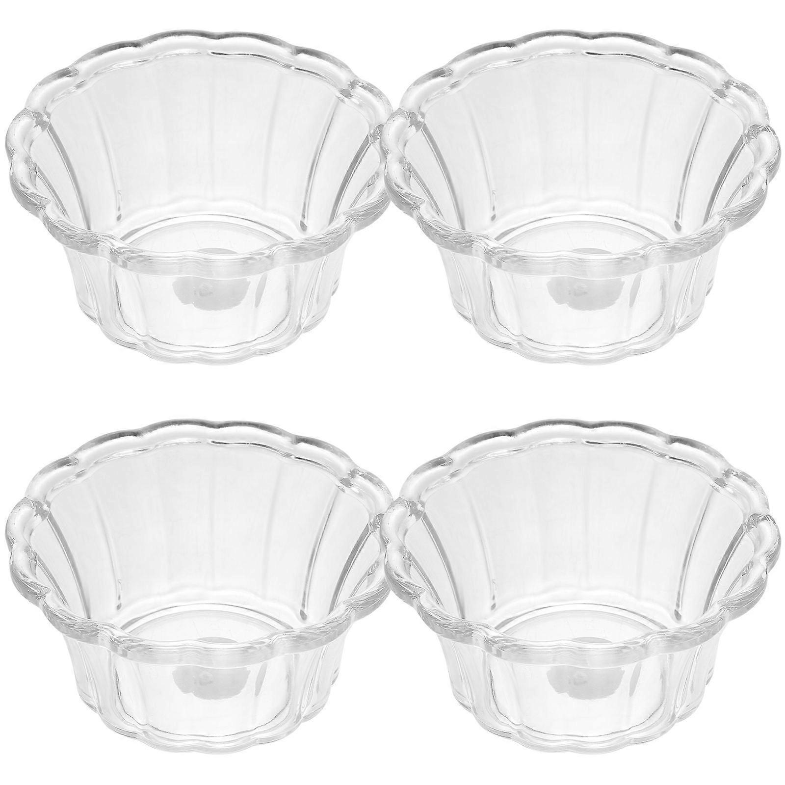 Dessert serving bowls, smooth texture prevents residue, perfect for everyday use
