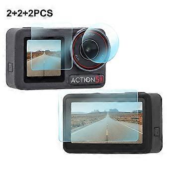 SUNNYLIFE OA5-BHM884 2Set Tempered Glass Screen Protector for DJI Osmo Action 5 Pro Camera Accessori