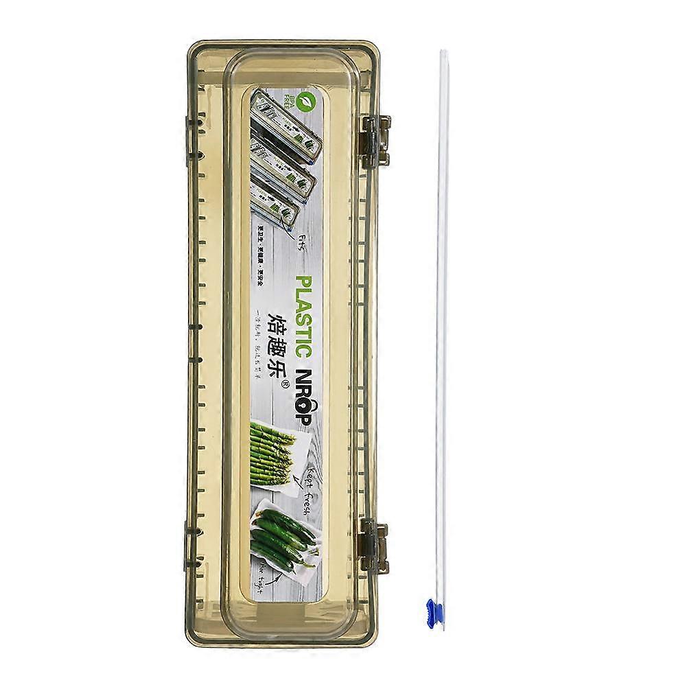 Gray (A)$ plastic wrap cutting box