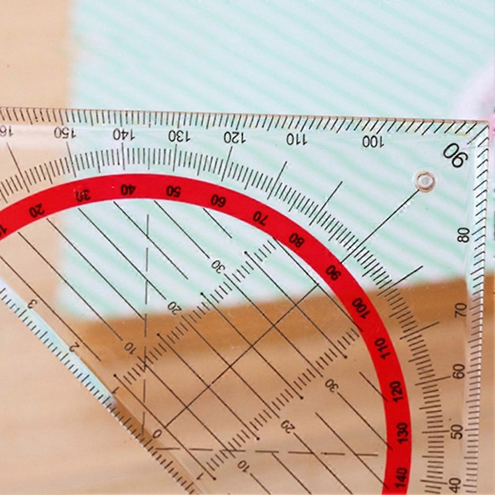 Multifunctional triangle ruler, triangle plate, multifunctional ruler, protractor, triangle plate, coordinate ruler