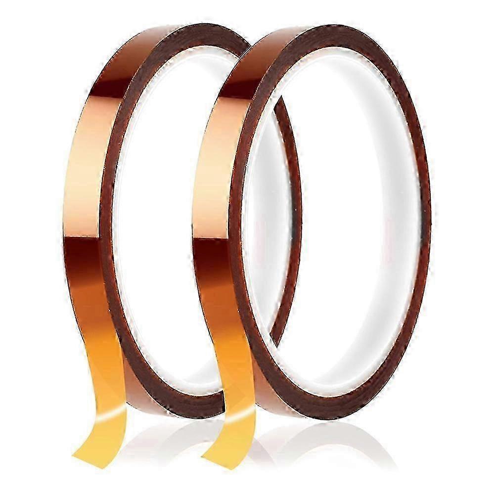 2 Rolls Sublimation Heat Tape, No Residue Press Tape for Fabric & PCB