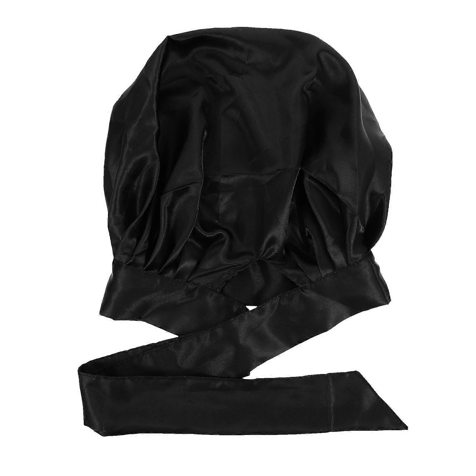Satin Sleep Bonnet with Jumbo Elastic for Comfortable Night Use and Hair Protection during Chemotherapy