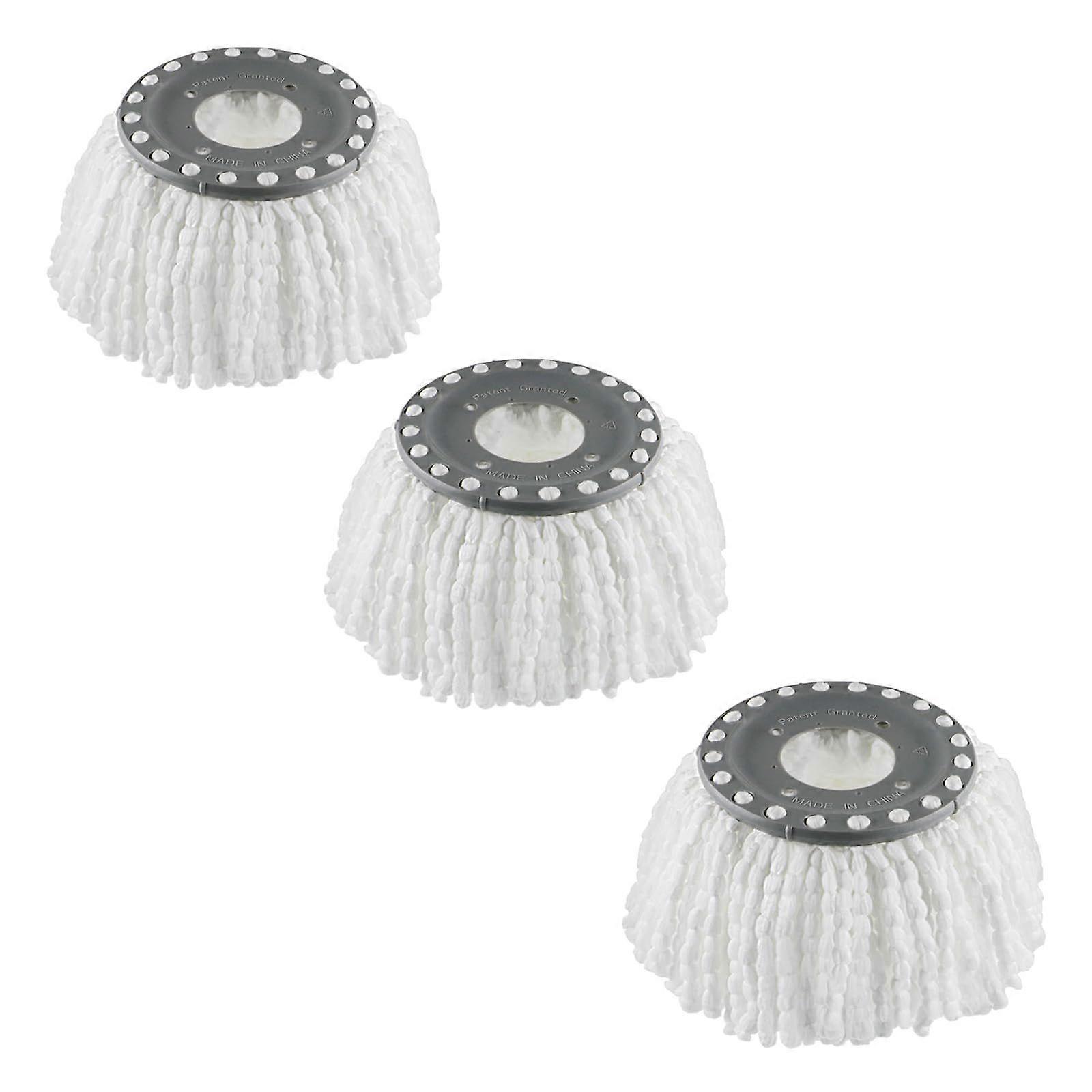 Premium Replacement Mop Heads Replacement for 360 Rotating Round Magic Microfiber Mop