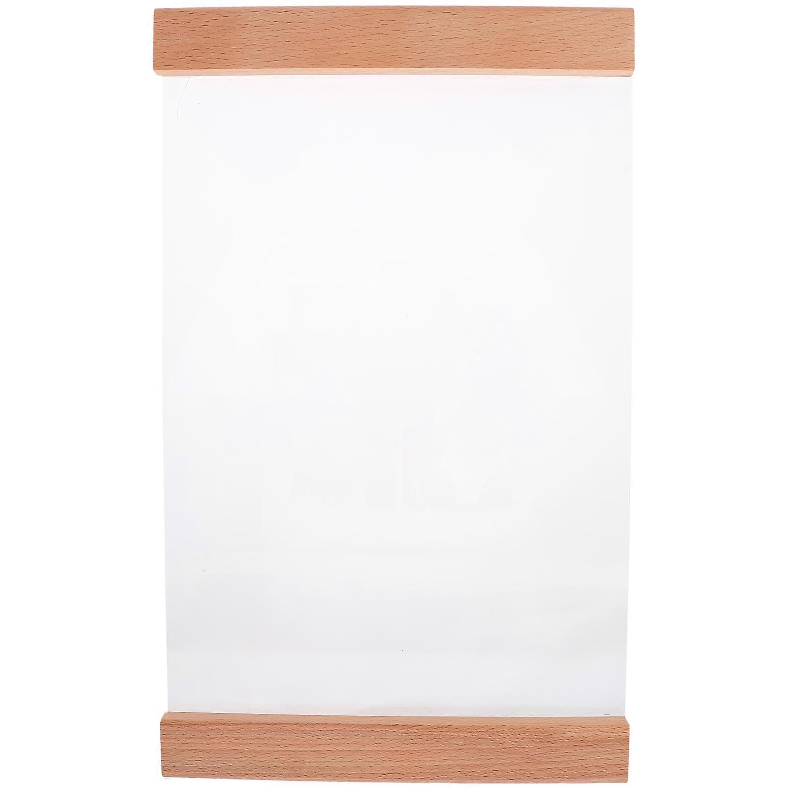 Wall Clear Certificate Frame Acrylic Picture Frame Teacher Introduction Wall Display Assorted Color 1Pcs