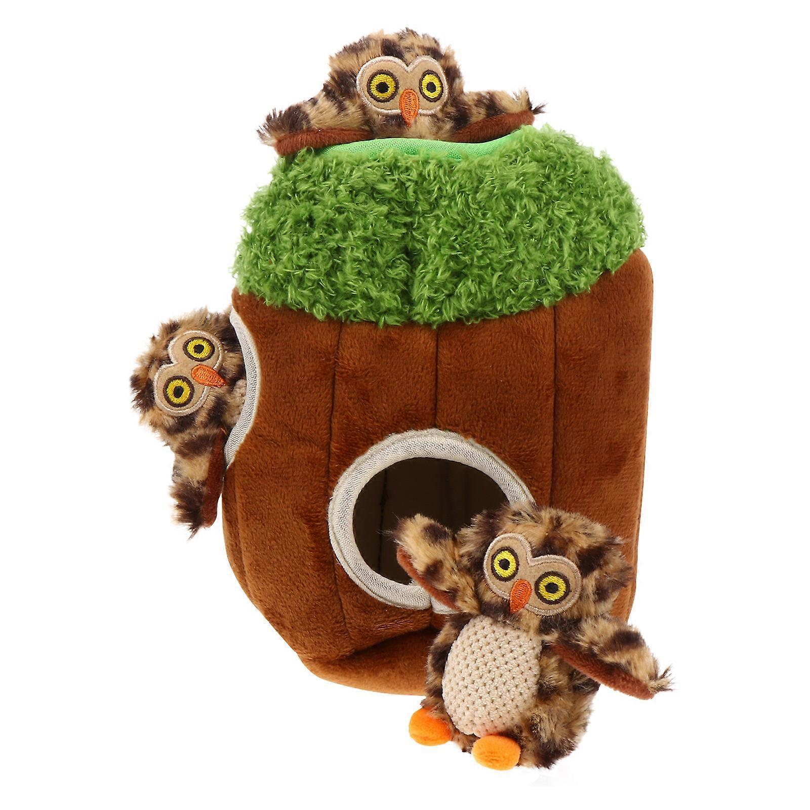 4pcs Interactive Plush Dog Squeaky Chew Toy for Boredom Relief, Fun Playtime with Adorable Animal Design