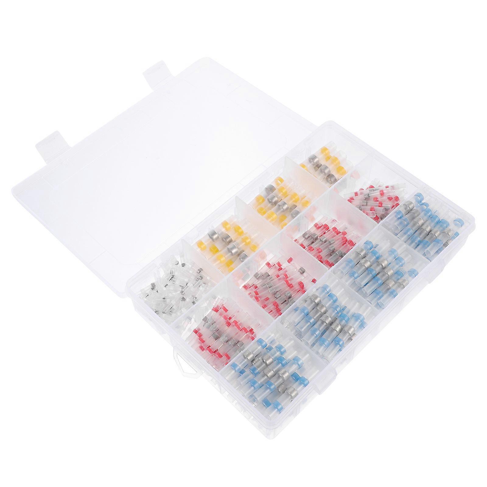 400pcs Heat Shrink Butt Connectors with Self Solder Seal for Automotive and Outdoor Electrical Wiring Projects – Insulated Wire Terminals for