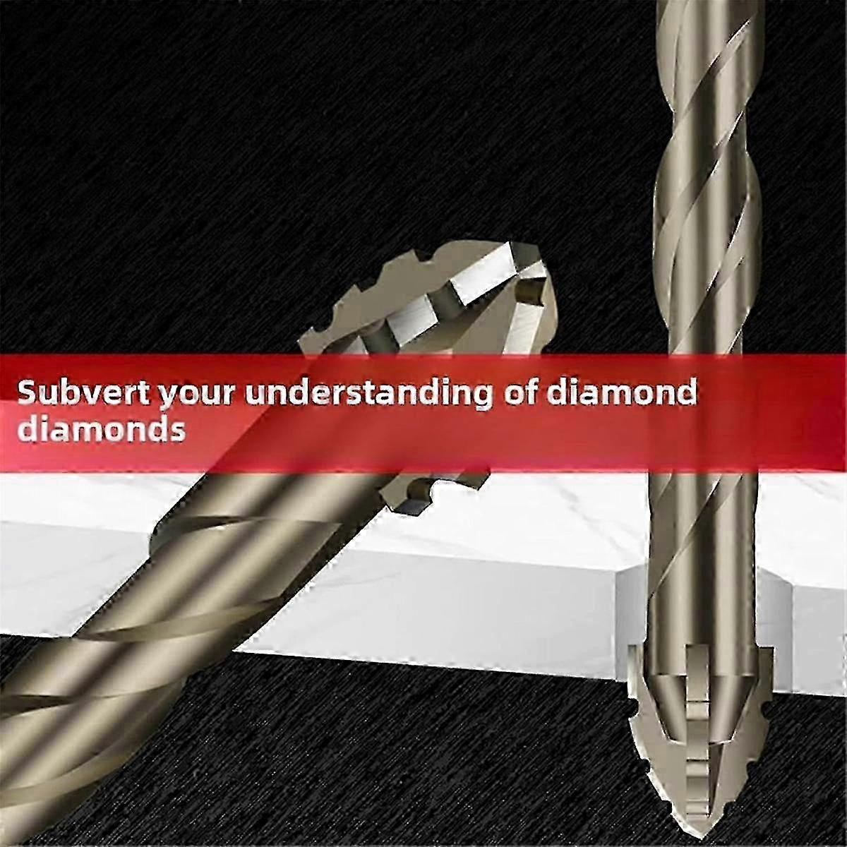 Four-Flute Sawtooth Eccentric Drill Bit, Four Edged Serrated Eccentric Drill, Four-Flute Sawtooth Eccentric Drill Bit-Good
