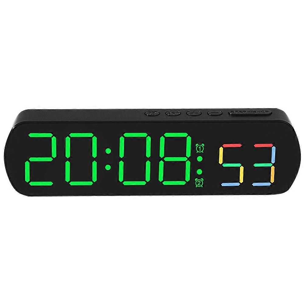 Digital LED Alarm Clock with Temperature Display, Multi Function Countdown Timer, USB & Battery Powered, Stylish Design for Bedroom, Living Room,