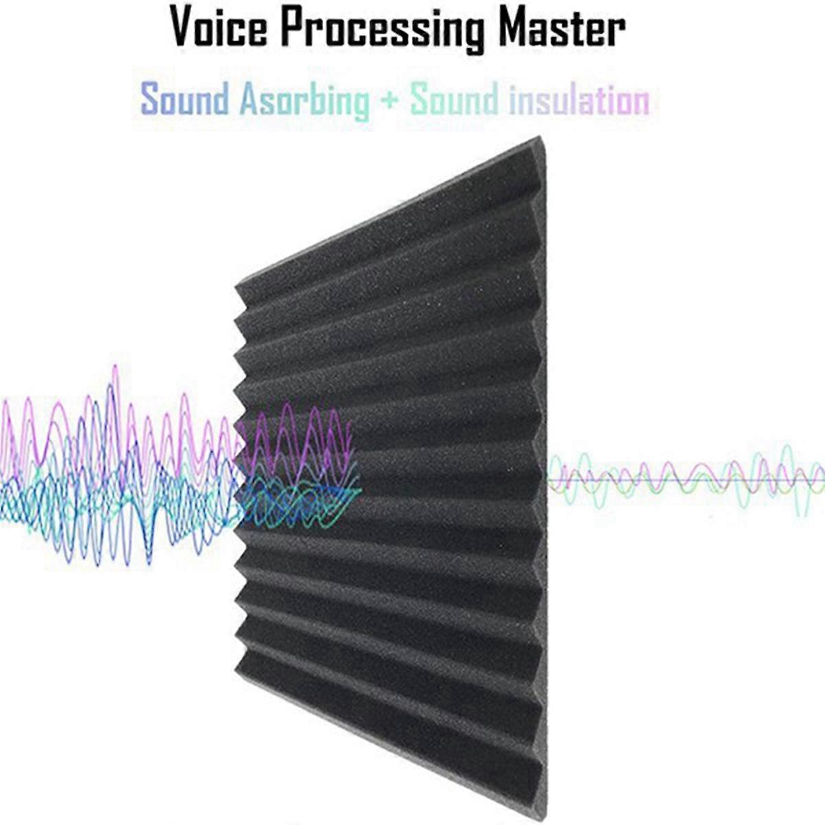 50 Pcs Sound Insulation Foam,for Wall ,for Home Studio,2.5X 30X 30cm