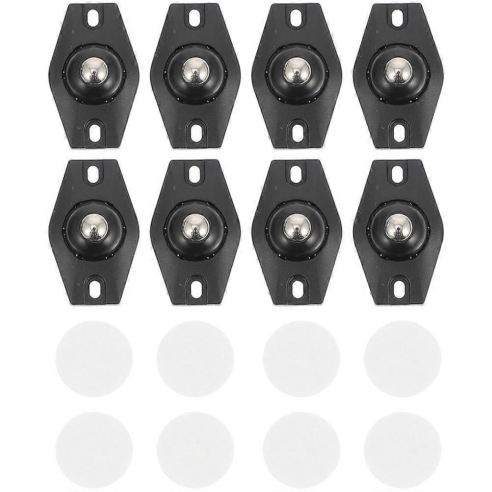 8pcs Sticky Wheel Mini Schwenkräder 360 Grad Drehung kleine Räder für Box