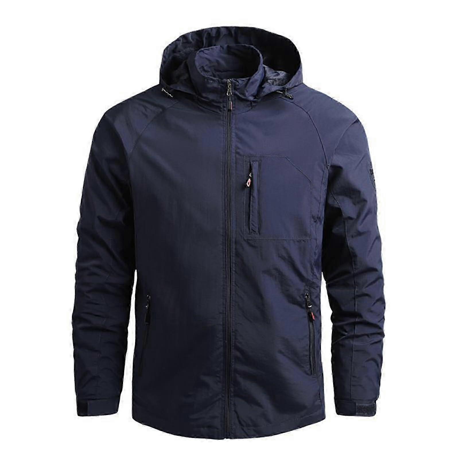 Packable Breathable Hooded Windproof Raincoat Suitable for Outdoor Activities and Hiking