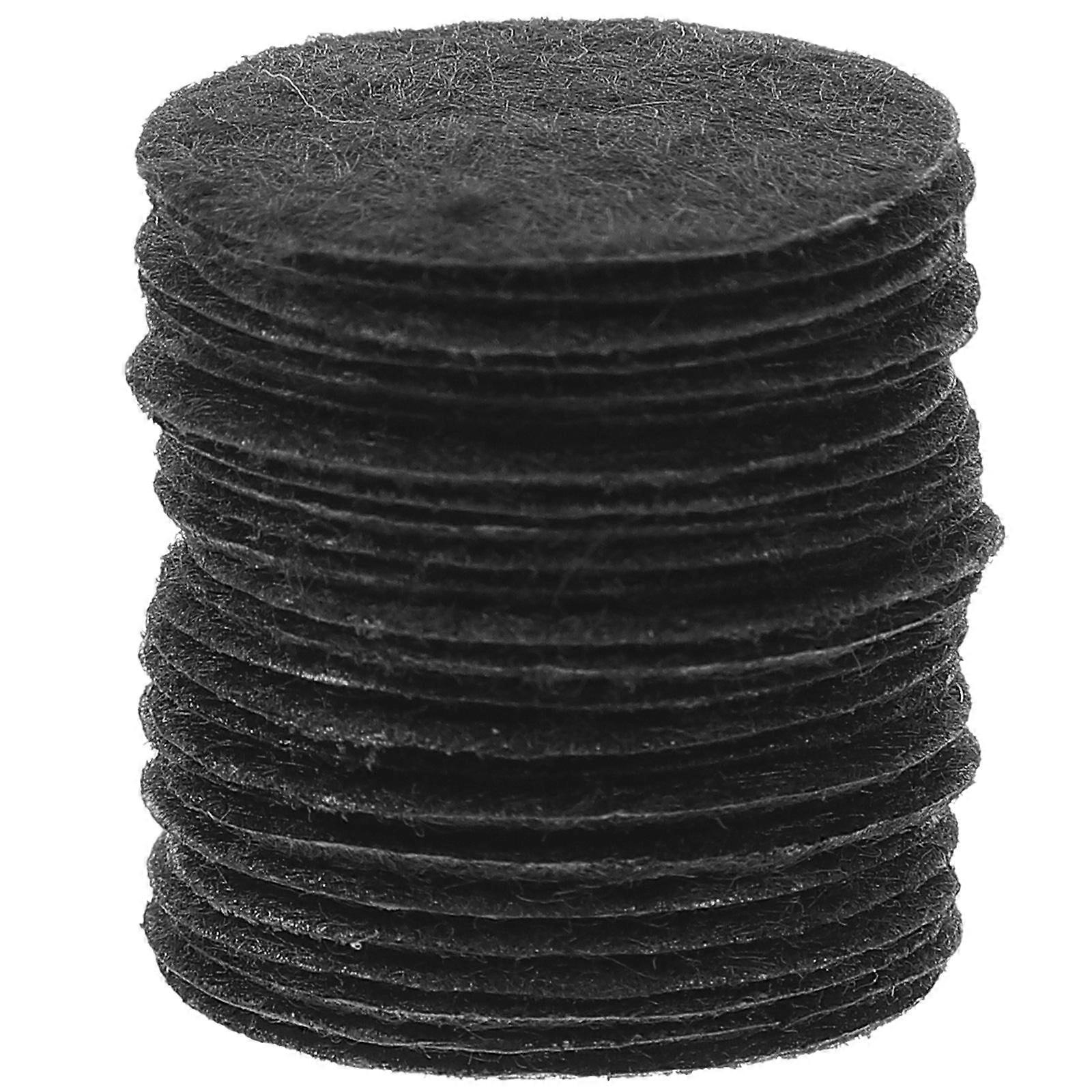 Felt Fabric Sheets Diy Craft For Sewing Patchwork 100Pcs Black 2.5x2.5x0.1cm Craft Enthusiasts