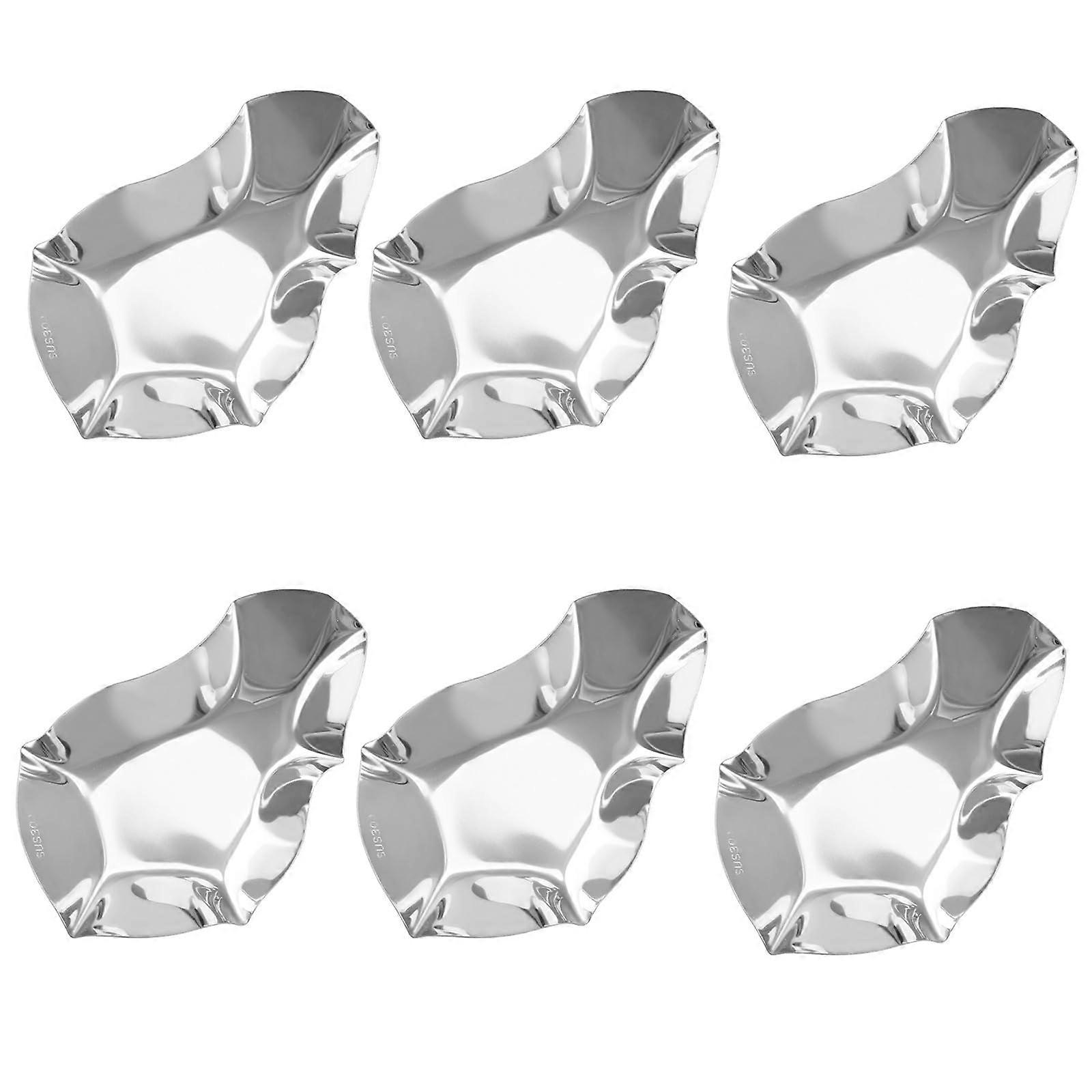 6 Pack Practical 304 Stainless Steel Dipping Bowls for Food, Easy to Clean and Ideal for Various Food Presentation and Serving