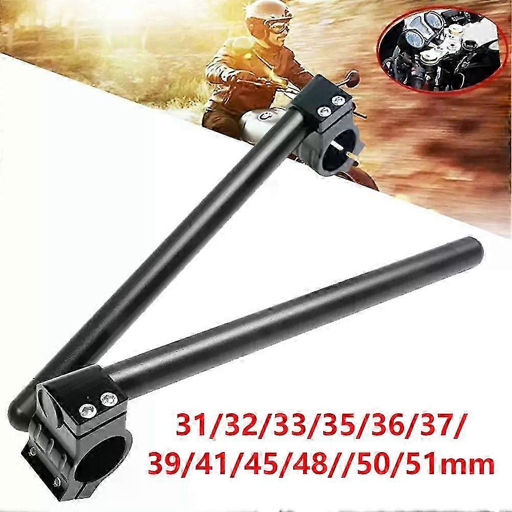 Universal 7/8 22mm Motorcycle Handlebar Aluminum Riser Adjustable CNC Clip-Ons Fork Handle Bars