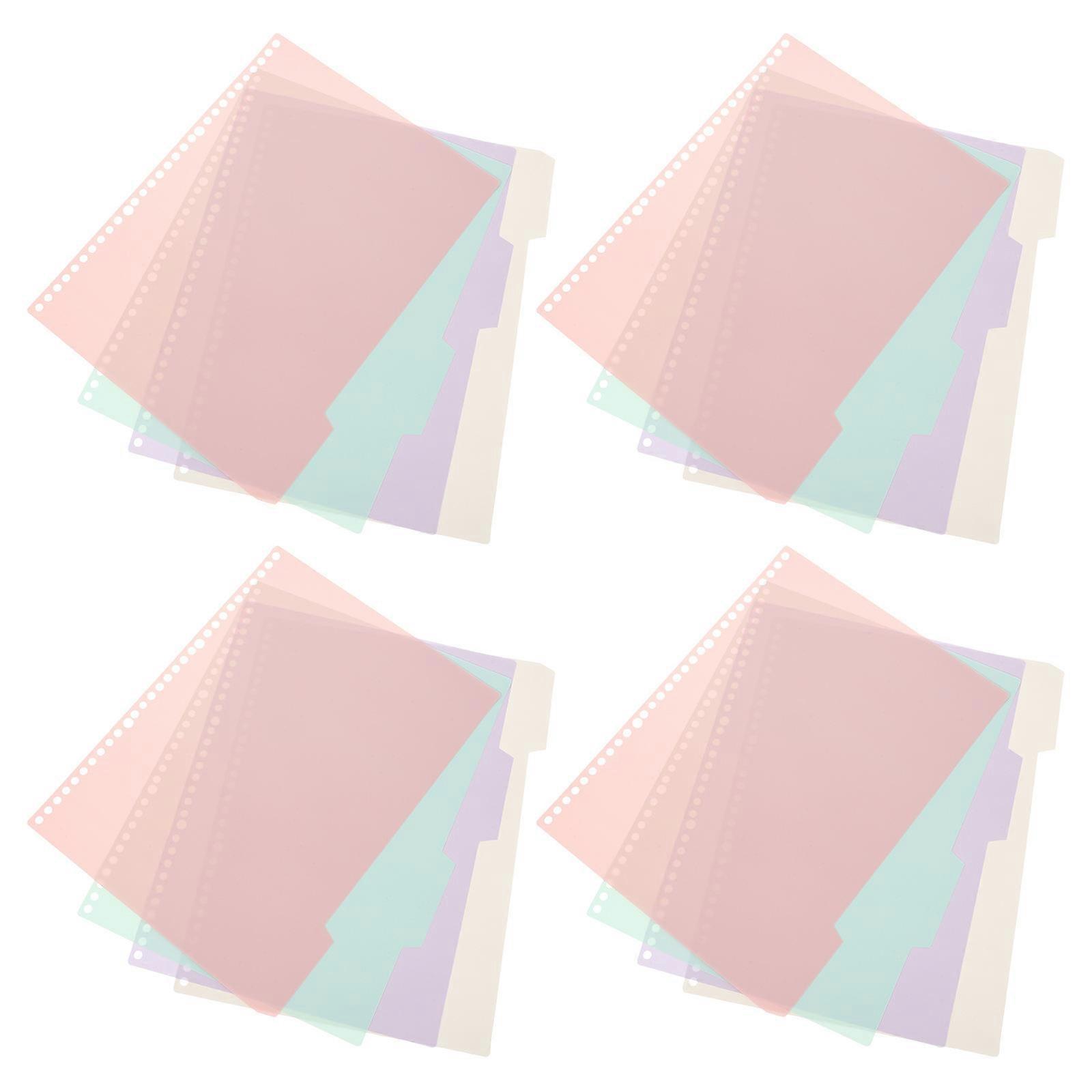 Caiet spiralat Caiet mic cu file pentru rechizite școlare Utilizare de lucru dimensiune A4 Managementul informațiilor de culoare asortate 1Set