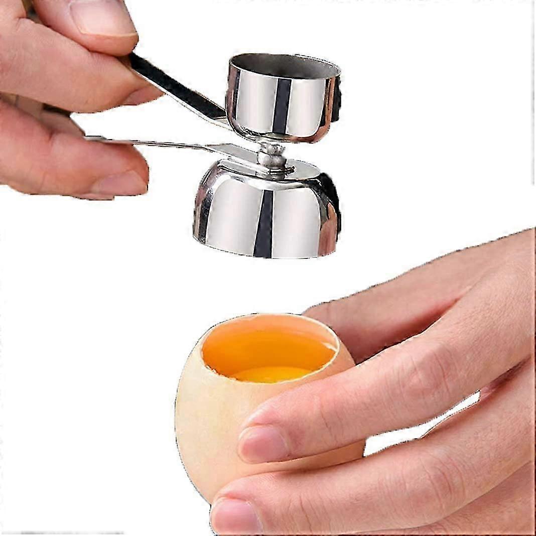 Double Sided Stainless Steel Egg Opener Tool