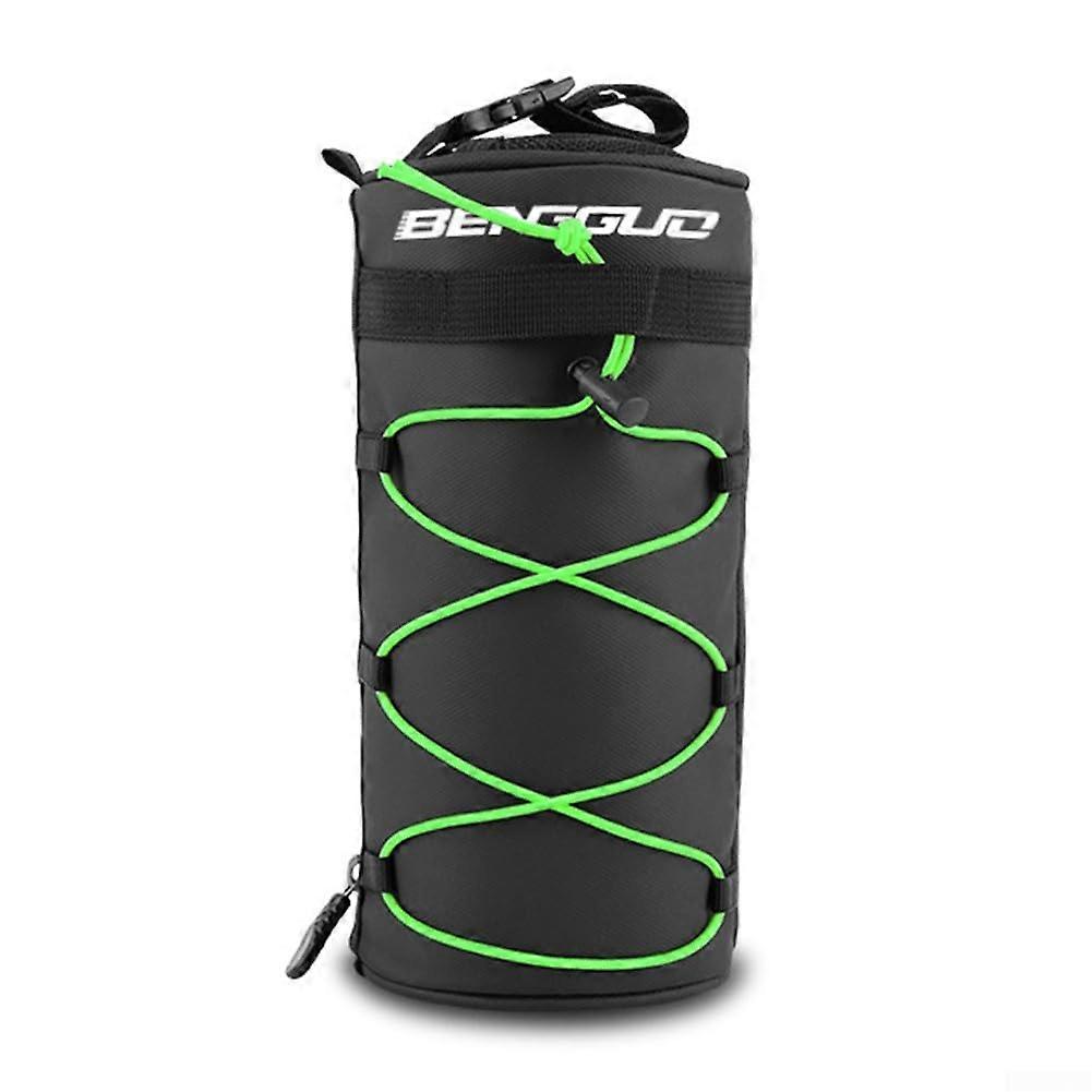 Bicycle bag with large opening, ideal for all your cycling adventures (green)