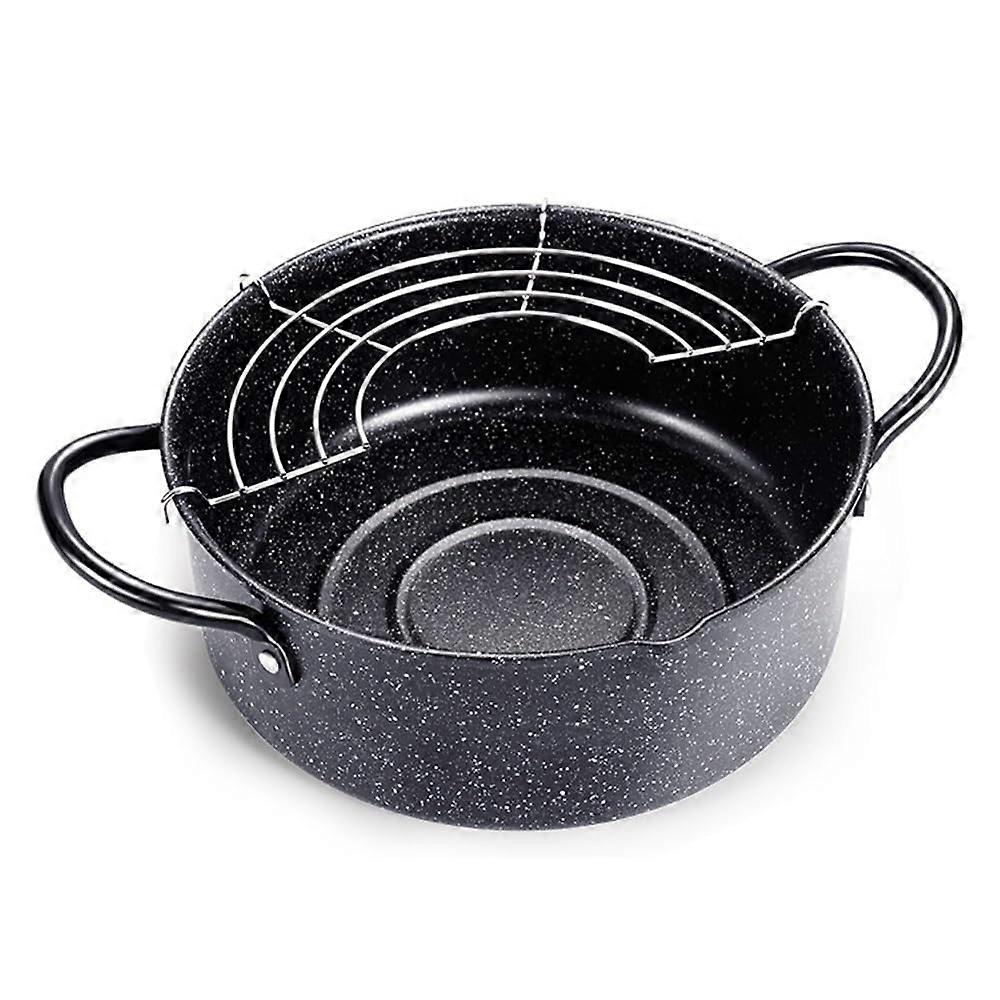 Fritteuse Nonstick Induction Fryer For Home Use, Small Fry Pan, Induction Compatible, Countertop Kitchen Appliance