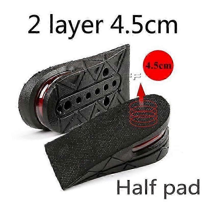 half cushion color - 5cm Invisible insoles adjustable inner height heel lift