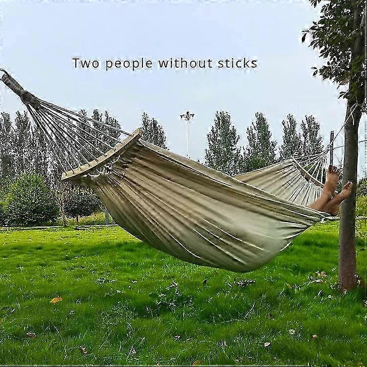 Double Outdoor Hammock Sheets for Adults and Children, Thickened Canvas in Solid Colors