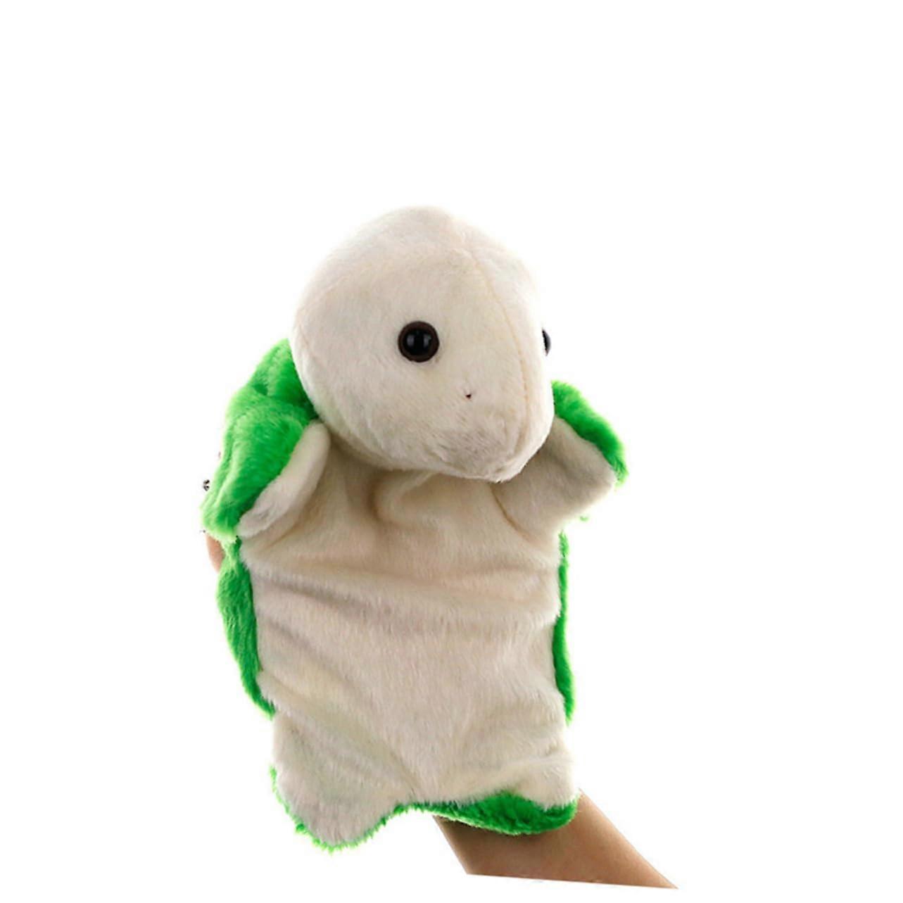 1 x Turtle Doll, Hand Puppets, Storytelling Puppet Hand Puppets for Story, Dolls, Green