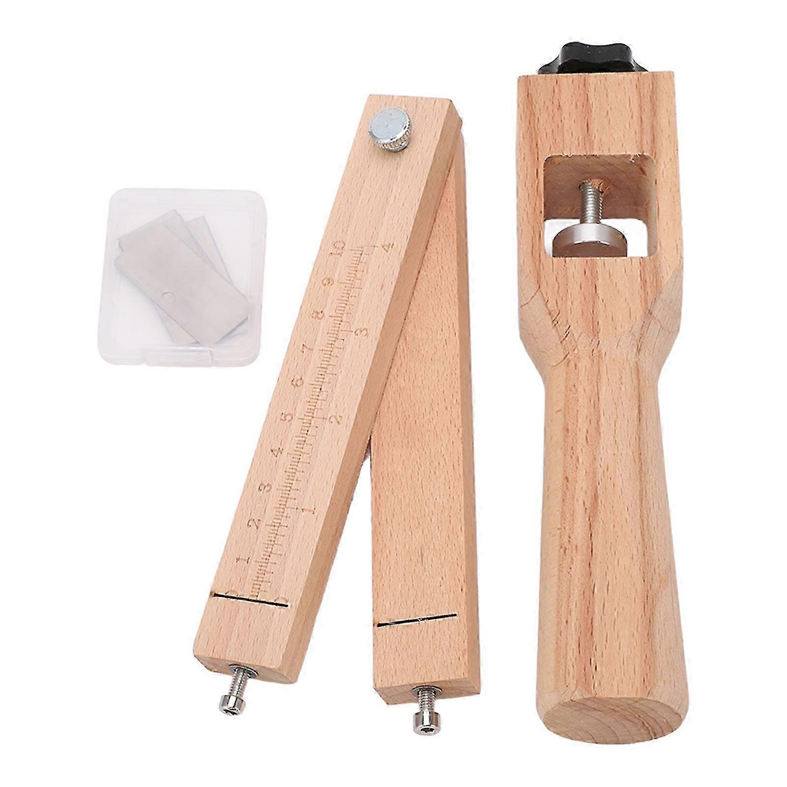 Adjustable Leather Strap Cutter Tool with Clear Scale for DIY Crafting