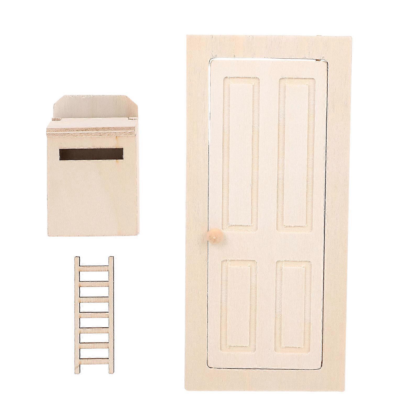 Figure Doors Tiny Door Rectangular Style Holiday Adults Diy Lovers 1Set