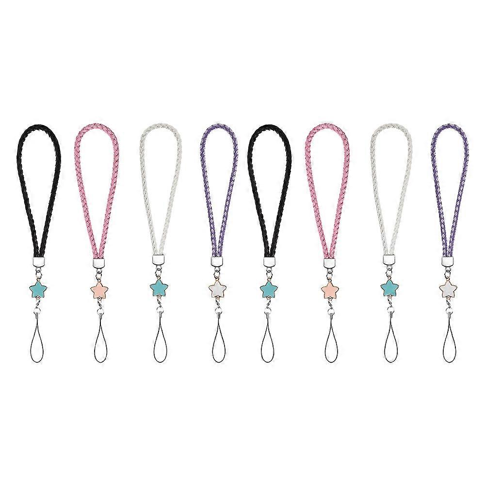 Star Pattern Cellphone Hanging Rope Keychain Set – Lightweight & Durable Phone and Camera Accessory for Stylish Decoration