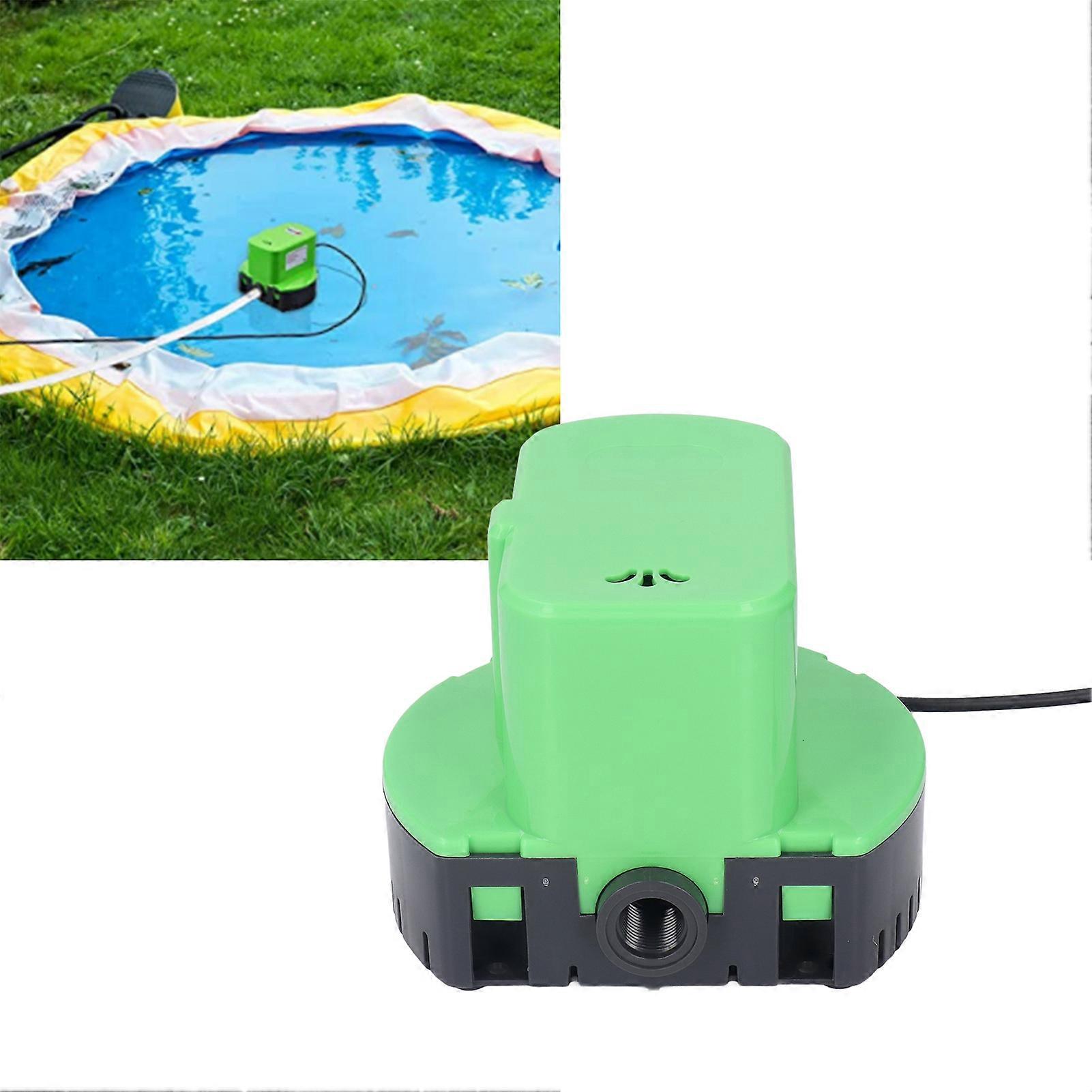 יאכטה משאבת ניקוז אוטומטית עם צינור 25ft כבל חשמל כיסוי בריכה משאבת ניקוז מים 1200 GPH תקע האיחוד האירופי 220V 50Hz 