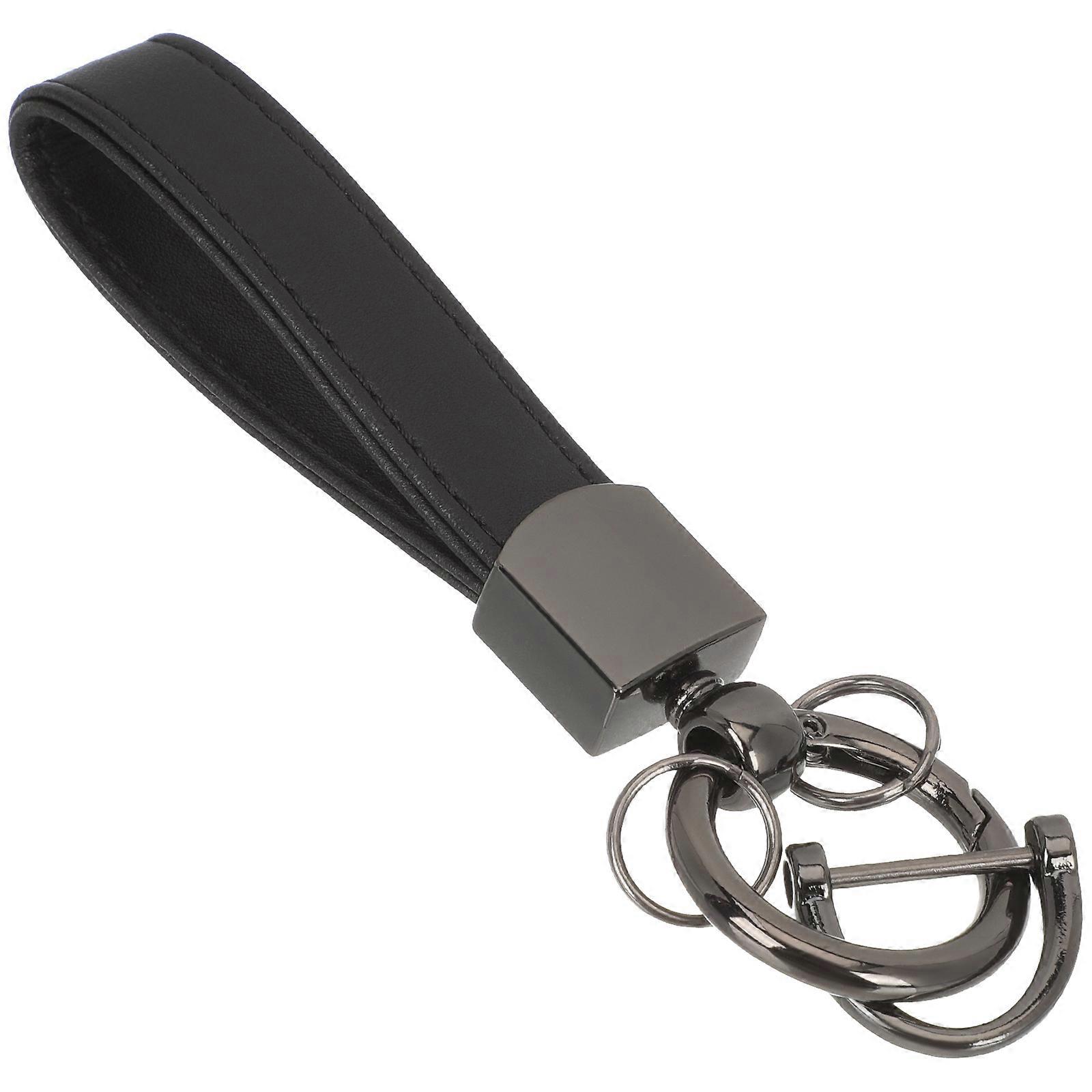 Key Chain Pendant Black with Quick-Release Mechanism for DIY Use