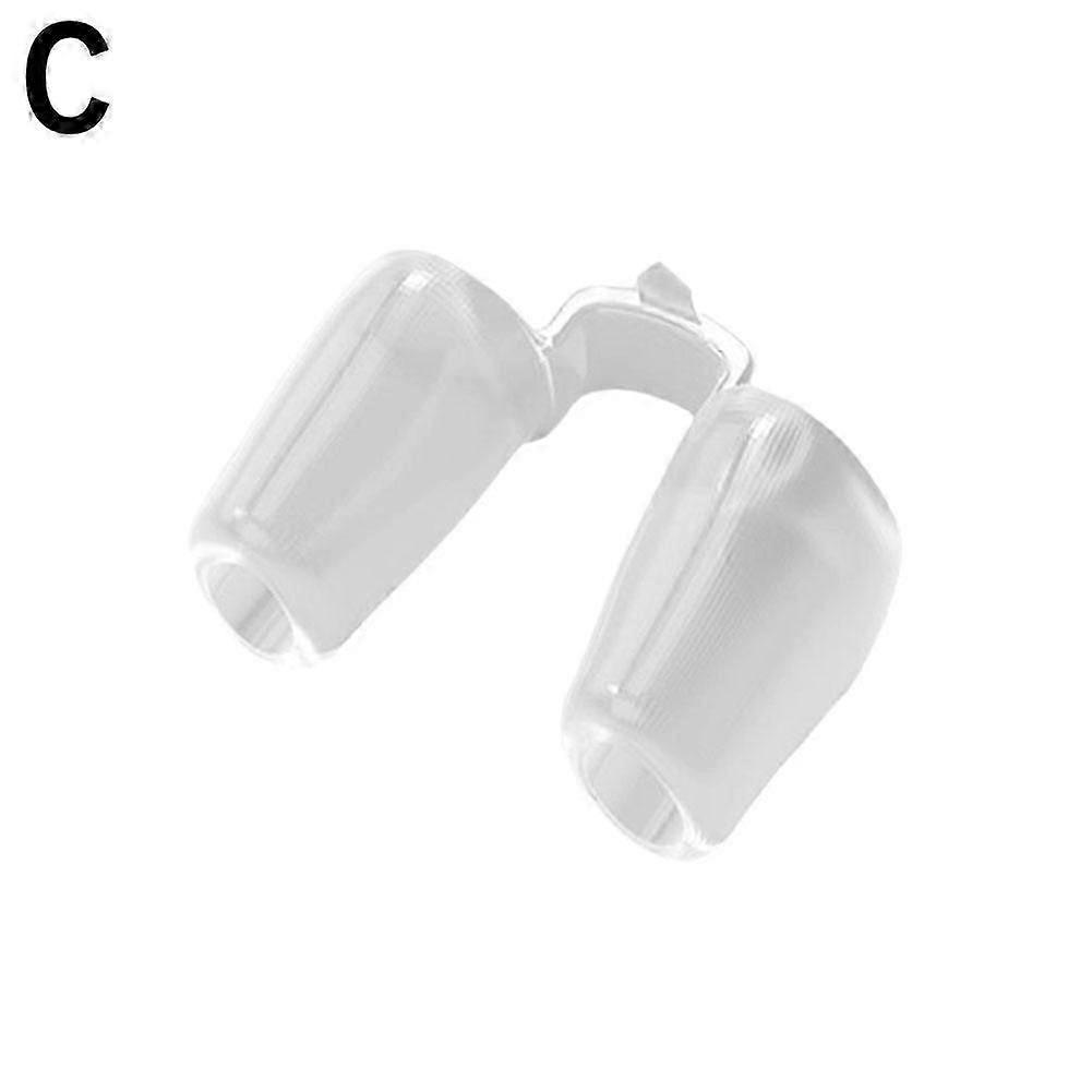 Transparent No. 7 (C)$ Nose Comprehensive Rhinoplasty Nostril Support Silicone Shaping Crooked Nose Correction Fixer Plastic Nose Clip