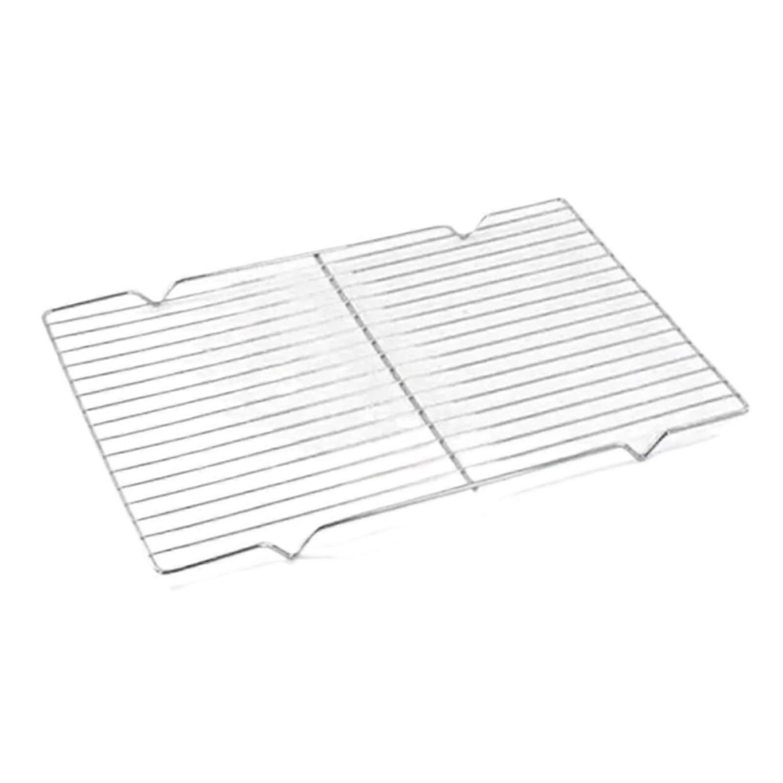 Portable Rectangular Grill Net Stainless Steel Compact For Camping BBQ Easy To Clean Fits Most Grills
