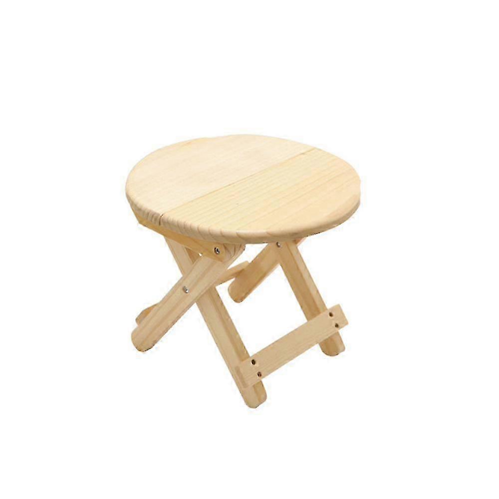 Foldable Bamboo Shower Stool & Portable Plant Seat - Low Profile Folding Stool for Bathroom, Camping & Garden Use in Macaron Colors