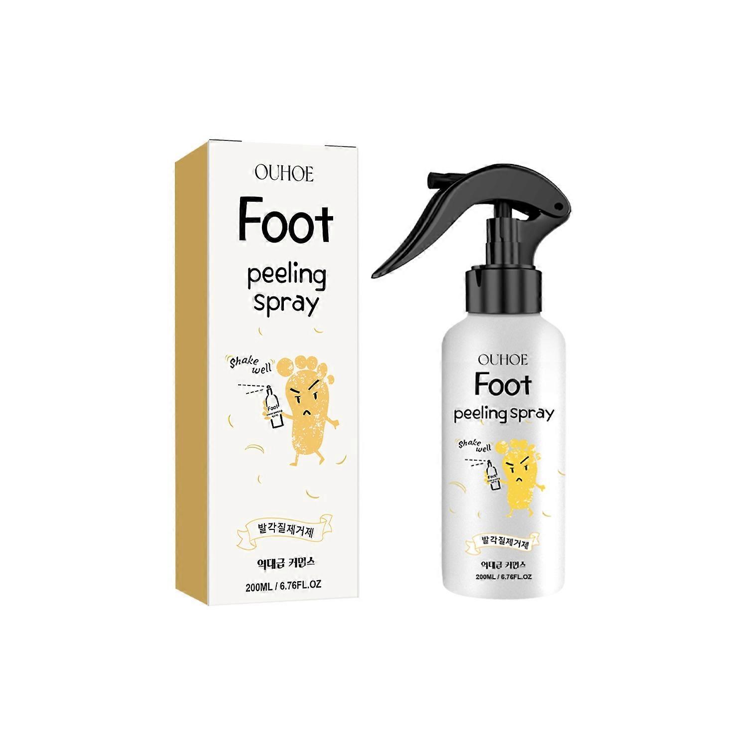 EELHOE Foot Peeling Spray 200ml Σπρέι Απολέπισης Ποδιών Άμεσα Ενυδατικό Απαλό Σπρέι Απολέπισης Ποδιών για Απομάκρυνση Νεκρού Σκι