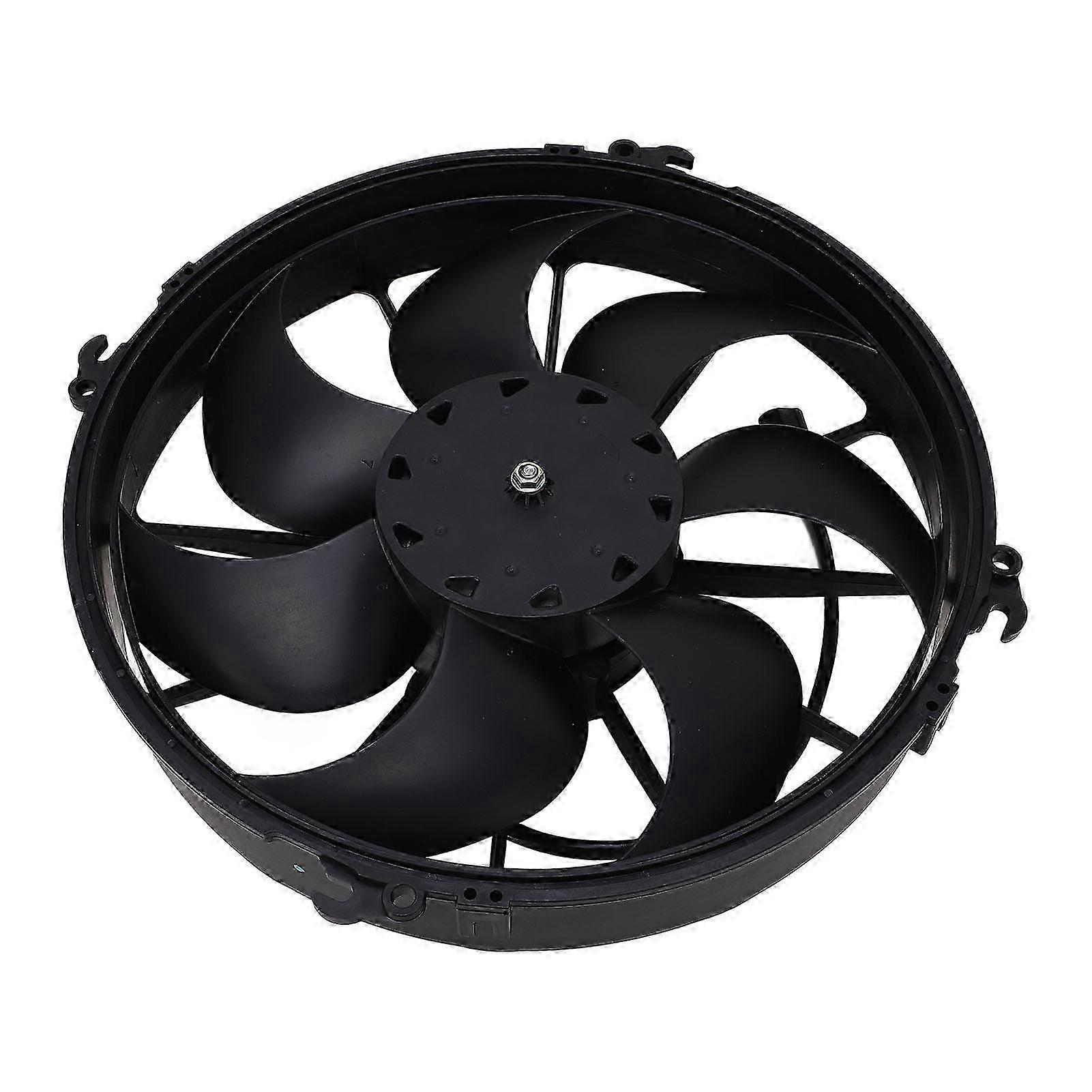 Ventilador de aire de refrigeración para coche de 24 V 7 aspas 160 W de disipación de calor de potencia negro para vehículos