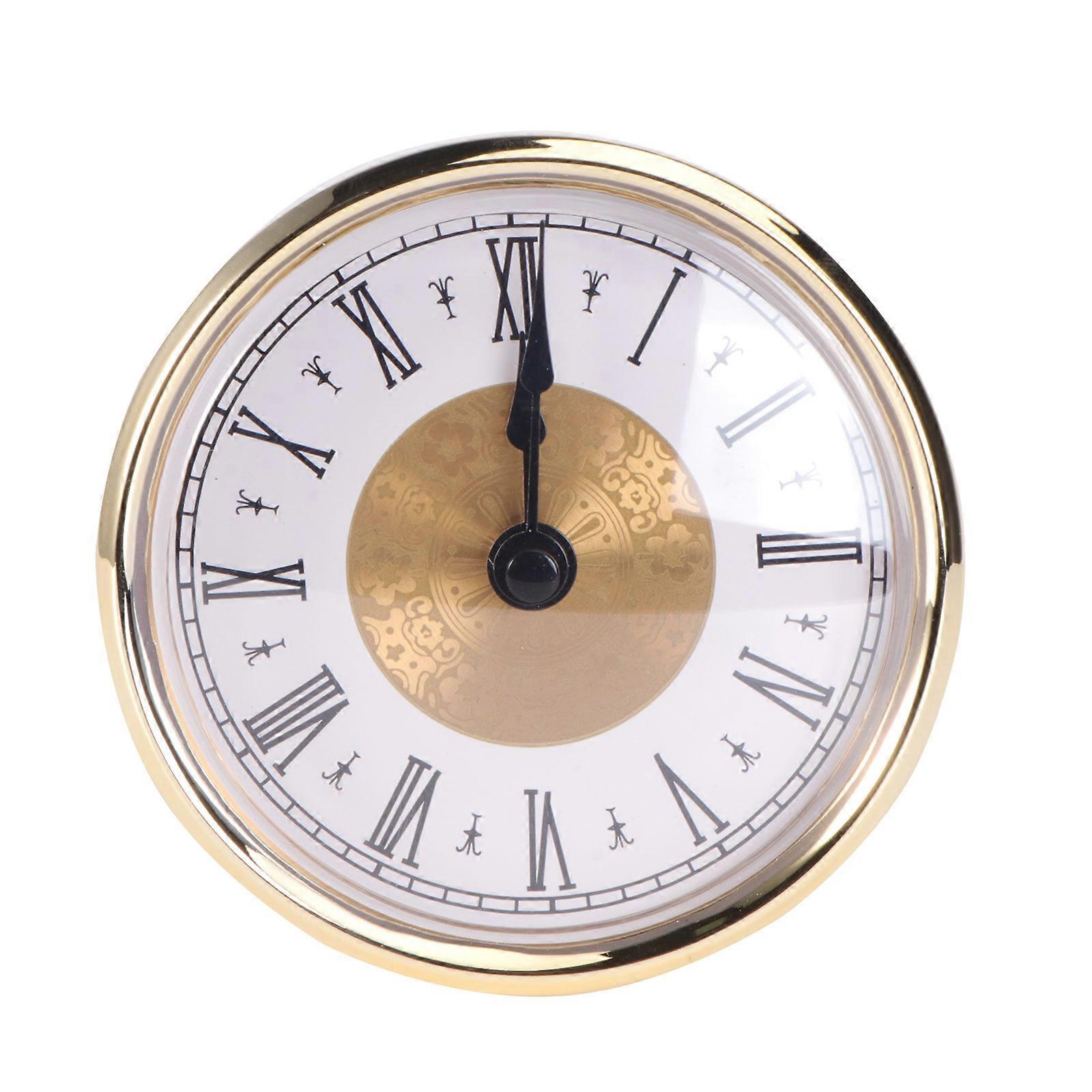 Decorative Clocks Clock Panel Assorted Color Wall Decoration Time Display Diameter 80mm 1Pack