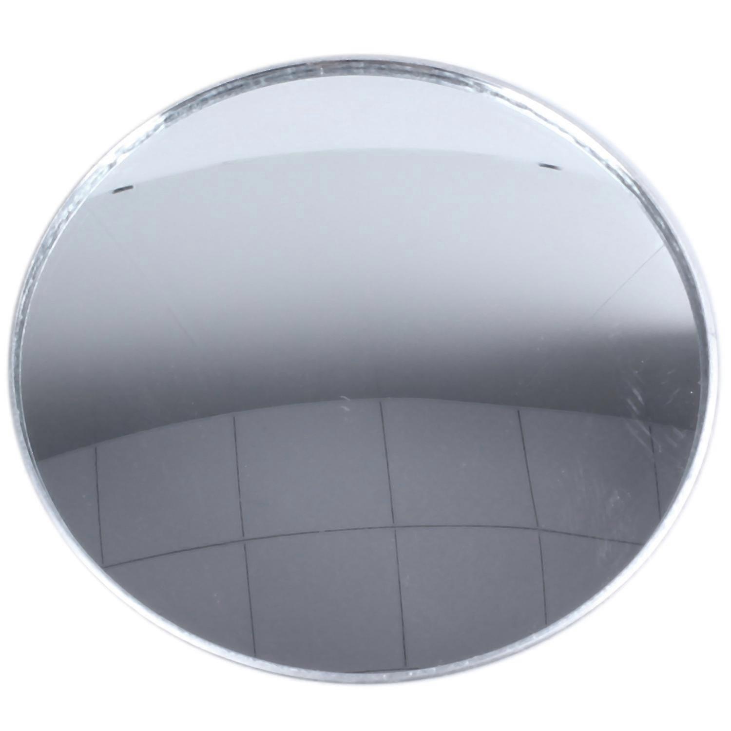 Silver Tone 3" Round Convex Rear View Blind Spot Mirror for Car Auto hwy562