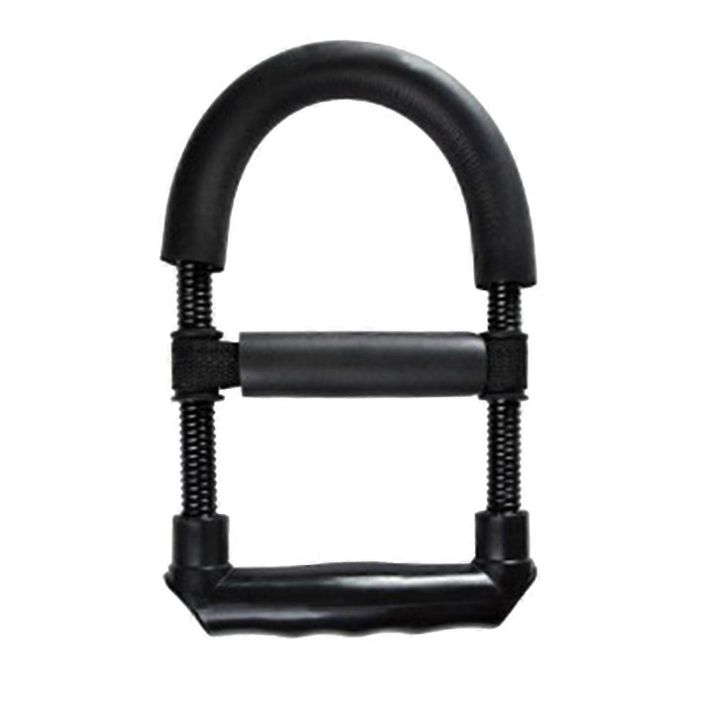 Black Forearm Exerciser for Strength Training with Rigid Plastic Design 7.5 Inch