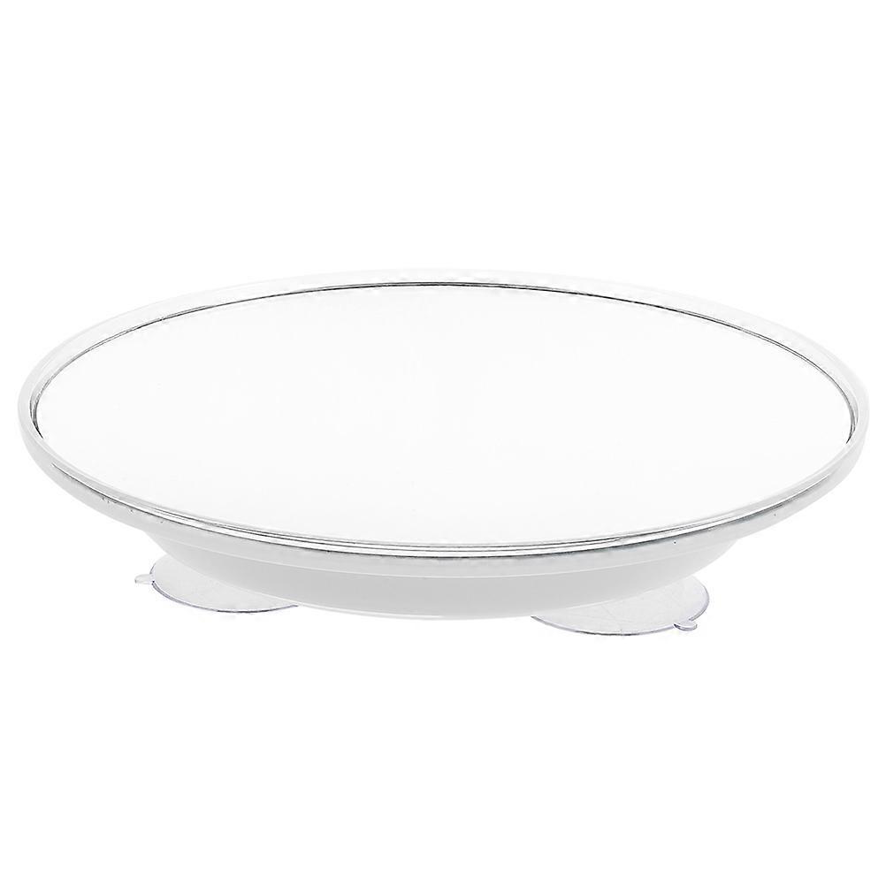 Portable 30X Magnifying Makeup Mirror with Clear Mirror Surface for Home Use White Silver Mirror
