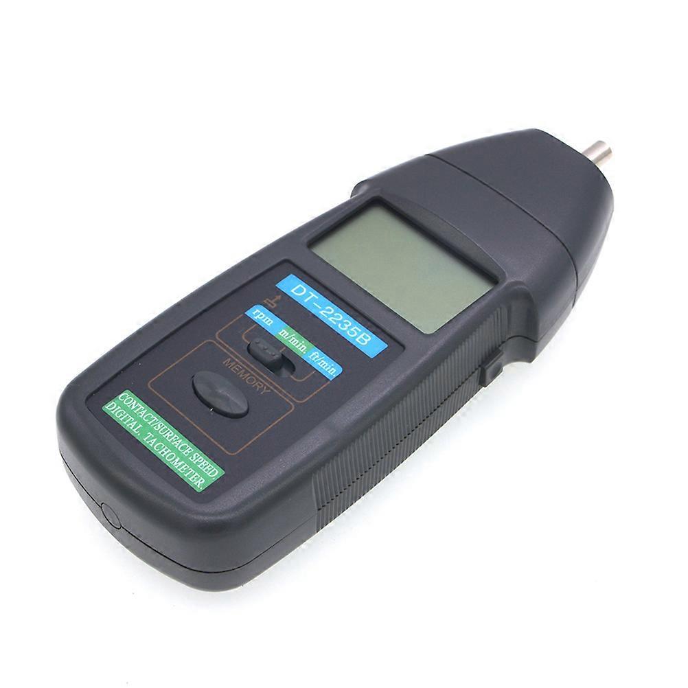 Professional Tachometer Handheld LCD Digital Tachometer Industrial Measurement Indication 1Pack