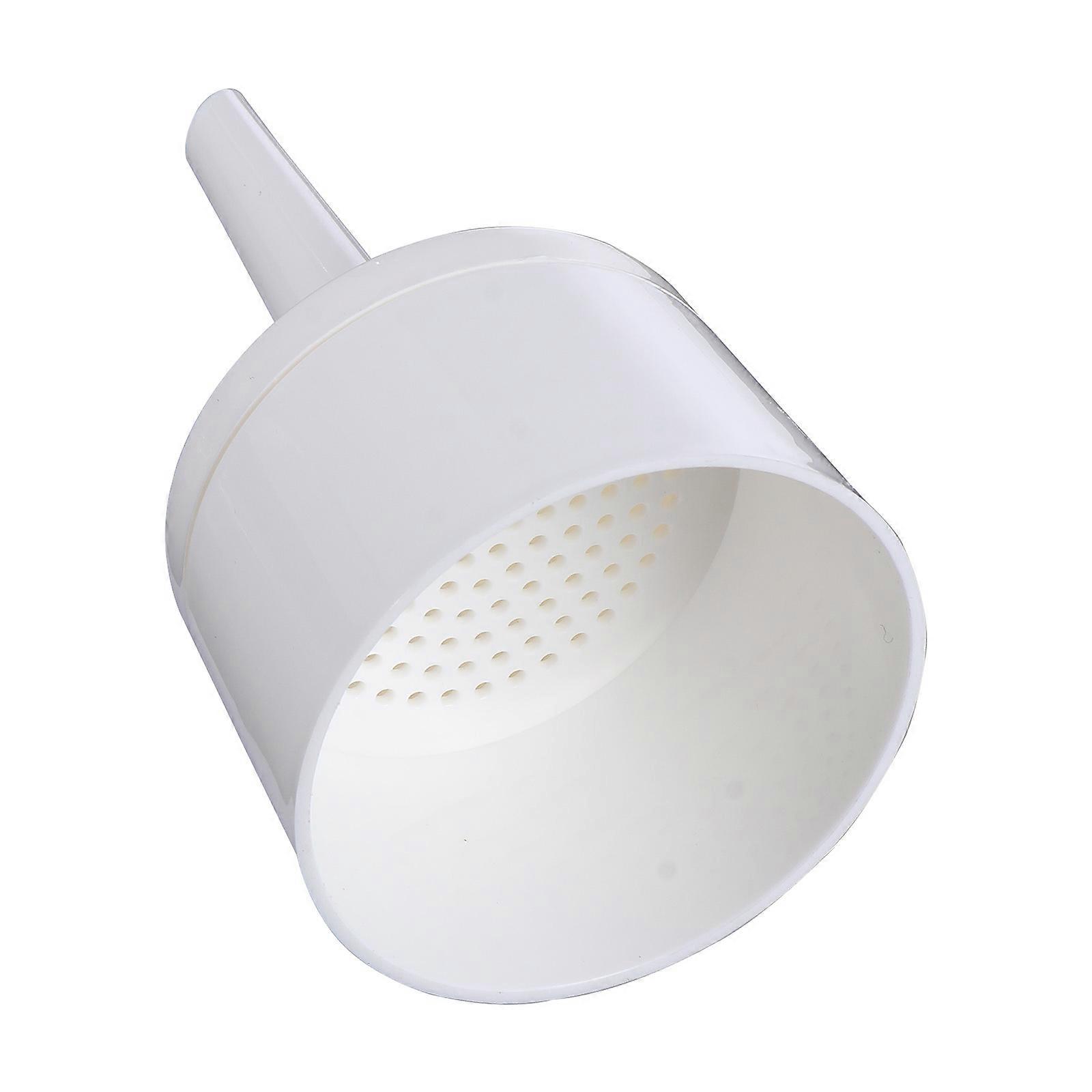 White Plastic Buchner Funnel for Laboratory Use 70mm Wide Mouth Design Durably Made