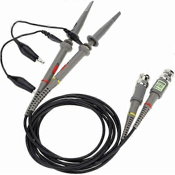 2 pcs set p6100 100 MHz oscilloscope probe 10:1 and 1:1 switchable