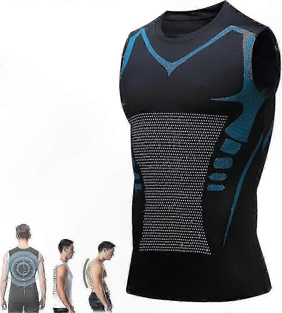 Posture Corrector Vest with Tourmaline Support for Improved Alignment and Comfort