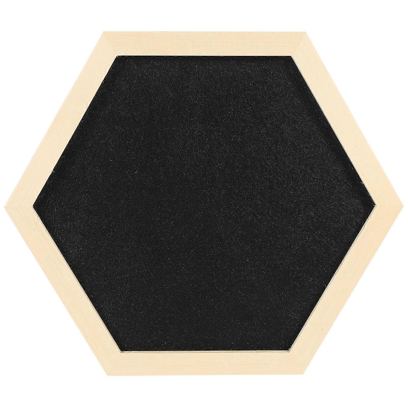 Memo Board For Wall Hexagon Pin Board Geometric Frame Design Excellent Craftsmanship 1Pack