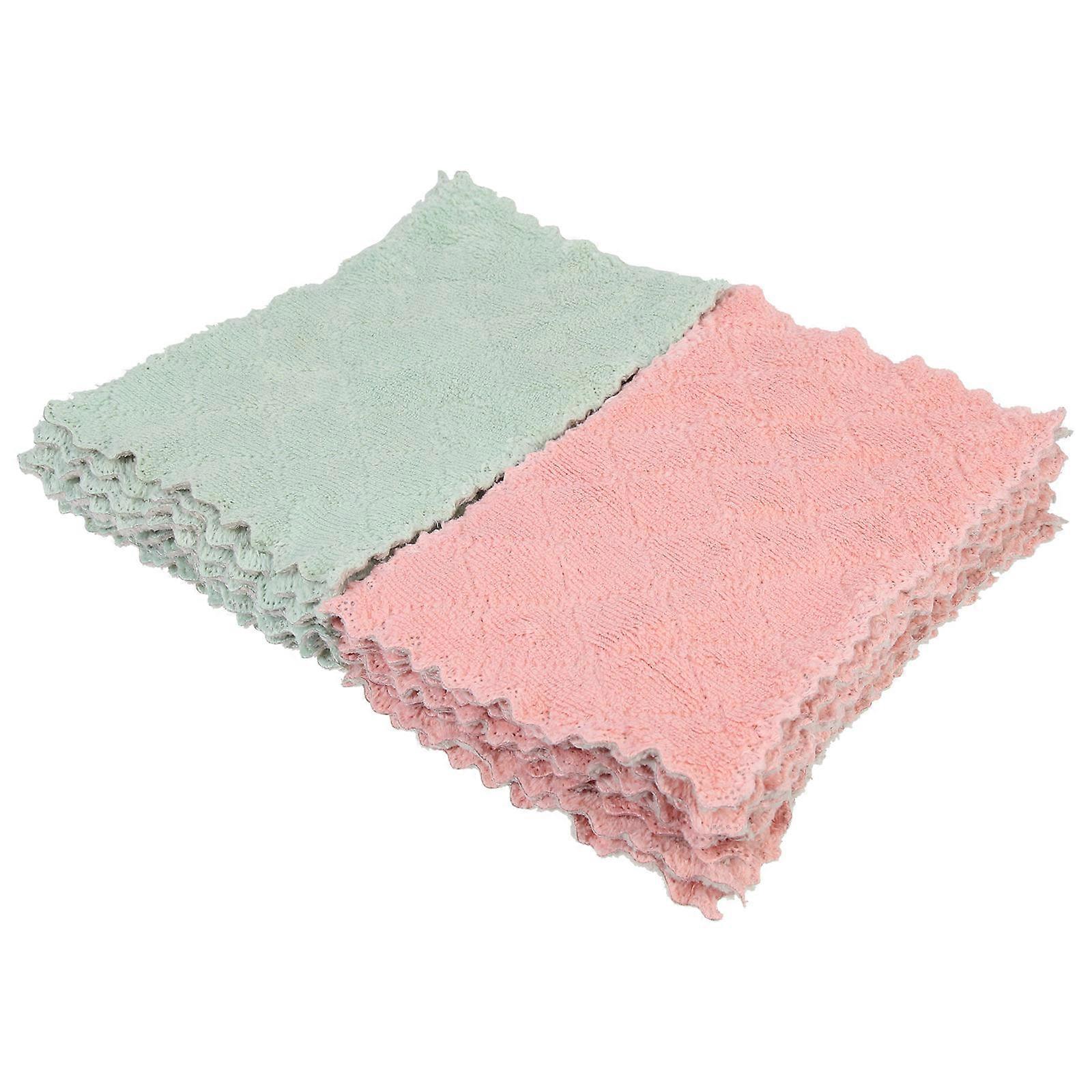 Assorted Fleece Kitchen Towels for Cleaning Absorbent and Supple 20 Pieces