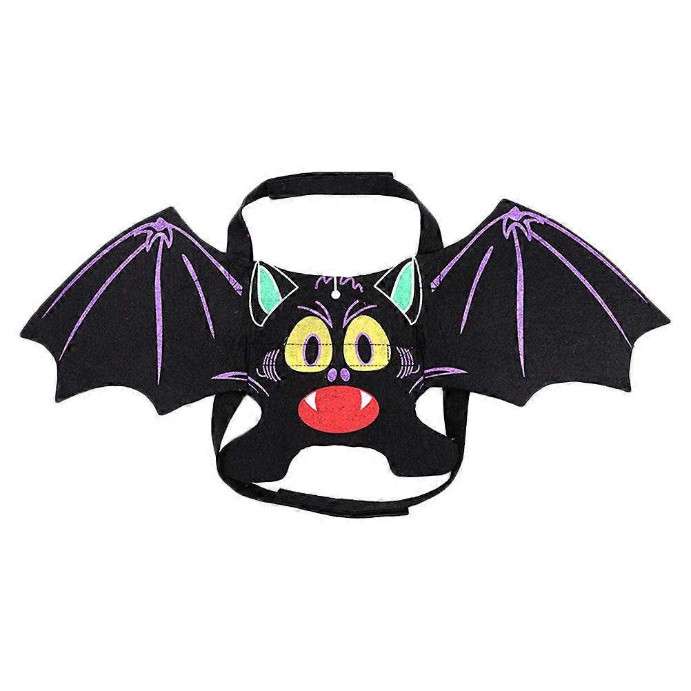 Halloween Dog Outfit Bat Wings Purple for Pet Owners Special Occasions and Photo Shoots 1PC