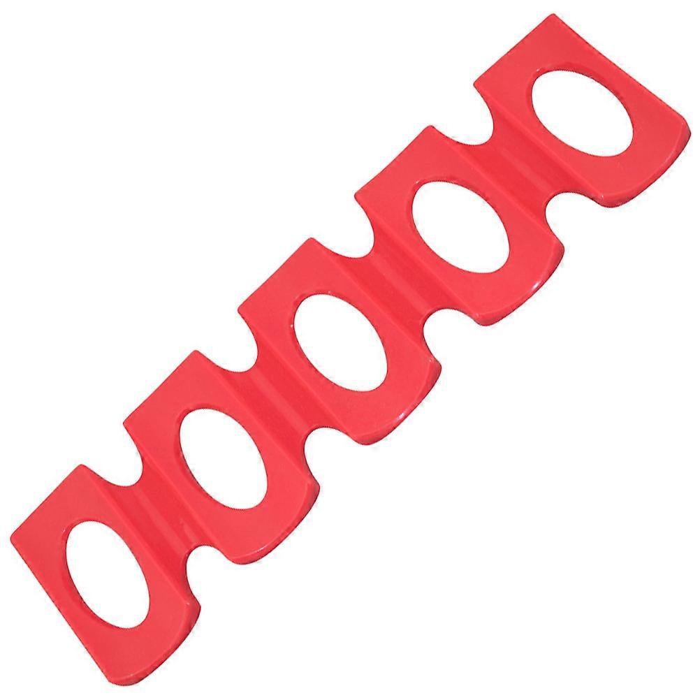 Silicone Tray for Storage Use Red Color Easy to Clean and Reusable Fits Most Bottles 240°