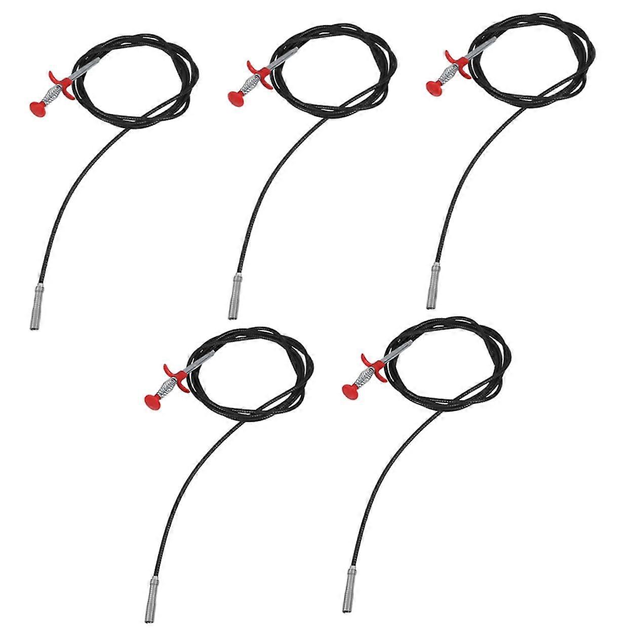 5 Pieces Flexible Grabber Tool with Claws for Drain Cleaning Flexible for Toilet Sink and Narrow Spaces