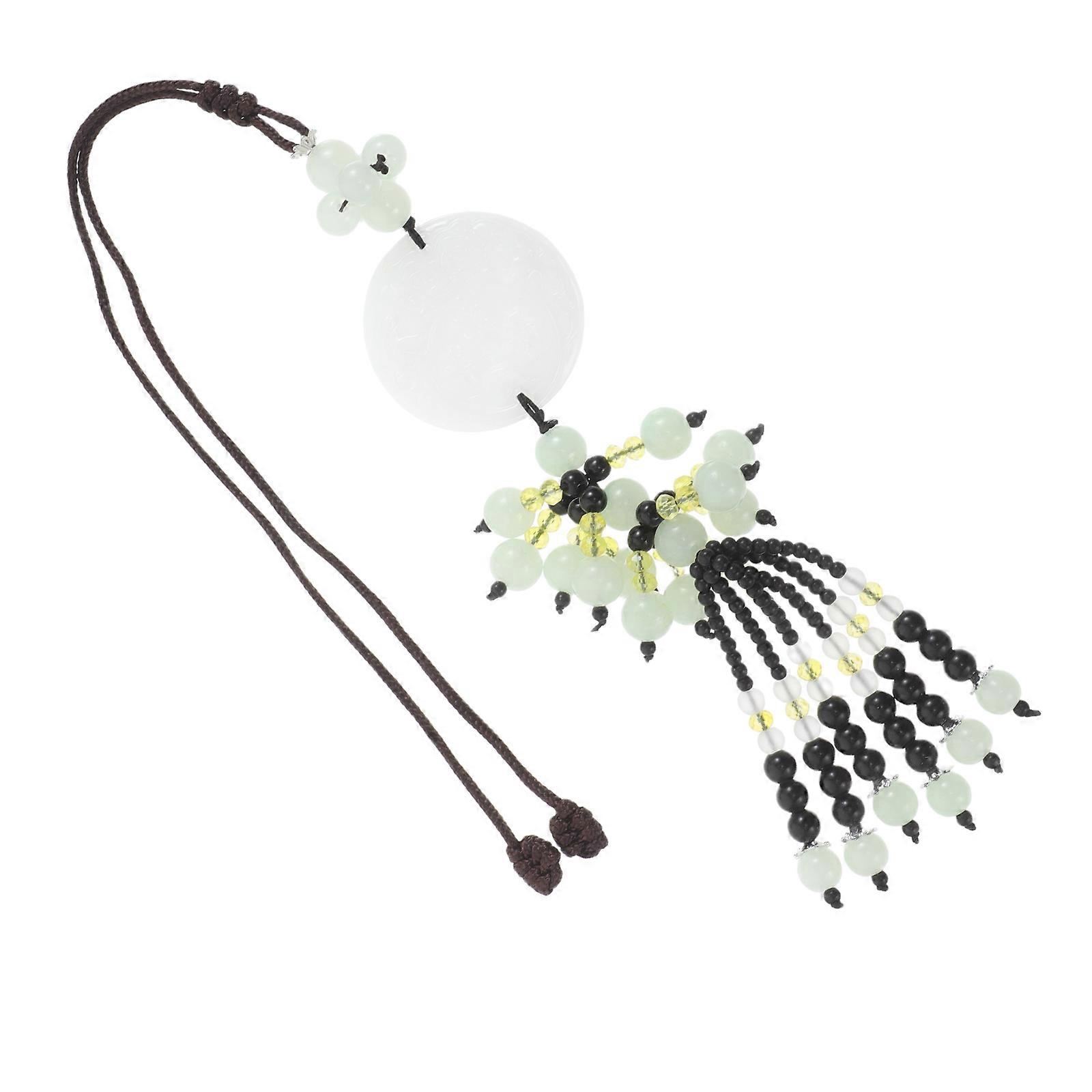 Car Rearview Mirror Pendant Multi Color Versatile Decor Use with Glass Material